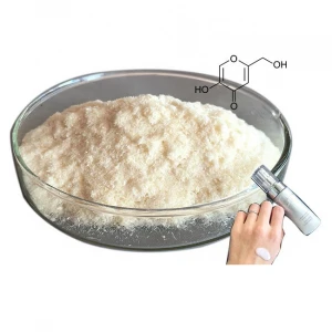 High quality 99%  pure kojic acid powder for soap raw material