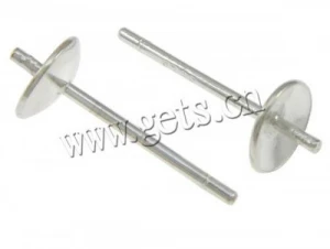 high quality bulk wholesale 925 sterling silver earrings stud component for jewelry making