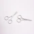 Import High quality custom makeup pro eyelash brow grooming scissors curved size 4.8 * 8.7 cm from China