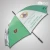 Import High quality double rib  auto open  custom printing Golf umbrella with flashlight from China