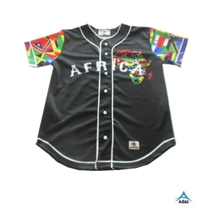 high quality embroidery baseball jersey/shirt with tackle twill