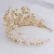 Import High Quality Handmade Crystal Metal Pearl Headpiece Bridal Wedding Princess High Crown Tiaras For Girls from China