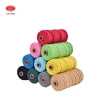 High quality handmade material 3mm colored cotton twist cords for garment or macrame