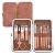 Import High Quality Manicure Pedicure Kit,Professional Make up Grooming set,Nail Clipper Tools with Luxurious Denim cover Case,13 in 1 from China