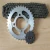 Import High quality motorcycle sprocket set white galvanized DY100 set from China
