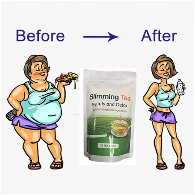 High quality organic herbal fit slimming tea beauty and detox 21bags with natural ingredient for losing weight burning fat
