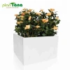 High quality outdoor fiberglass square planter