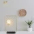 Import High quality stand light decorative bedroom living room iron frame black base modern table lamp from China