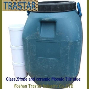 High quality Waterproofing Mosaic tile adhesive resin Glue for Swimming Pool glass stone mosaic