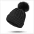 Import High quality winter hats with pom poms funny knit beanie hat women from China