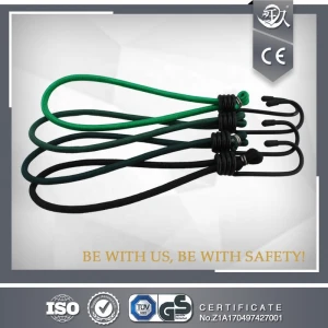 High Strength Luggage Elastic Cord Black With Hook