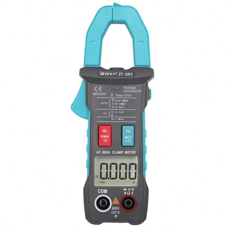 High voltage digital electric tool auto meter multimeter with hz digit clamp on meter digital clamp multi meter