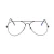 Import HJ Retro Pilot Oversized Glasses Ladies Metal Eyeglasses Frames Clear Lens Sun Glasses from China