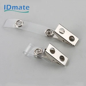 Holder metal id badge adapter with clip