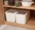 Import home 5kg 10 kg rice grain storage box rice storage box plastic large cereal storage container from China