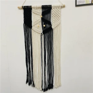 home decoration wall hanging black and white modern life living room bedroom wall decoration macrame wall hangings