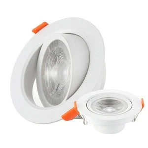 Home shopping museums using cheap plastic adjustable ceiling LED downlight 3W 5W 7W 9W 12W