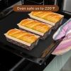 Homesun Kraft paper square baking cake loaf pan corrugated recyclable pastry rectangle pans molds