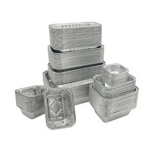 Hot Aluminum Foil Take-Away Food Container Lunch Box