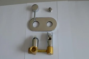 hot and cold water toilet mixer brass bidet faucet hand held bidet toilet faucet&shut off valve Single Handle