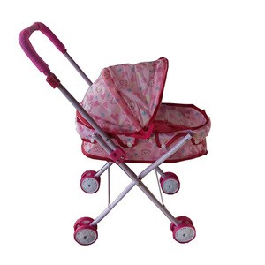 Hot popular kids iron crat toy pretend cheap baby stroller for kids