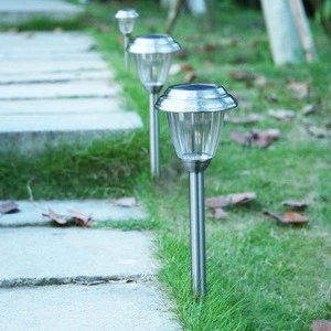 Hot Product solar LED outdoor lights stainless steel pathway landscape light