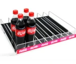 Hot Sale 2020 Industrial Refrigeration Equipment Retail Adjustable Store Goods Gravity Roller Acrylic Display Supermarket Shelf