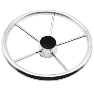 Hot Sale AISI 316/304 Stainless Steel Accessory Marine Wheel Boat Steering Wheel