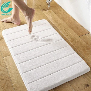 hot sale bathroom washable memory foam bath mats