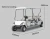 Import Hot Sale Chinese 2 4 6 Seater Electric Golf Cart Mini Low Price For Sale from China