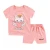 Import Hot sale cotton kids summer clothes child summer clothing set from China