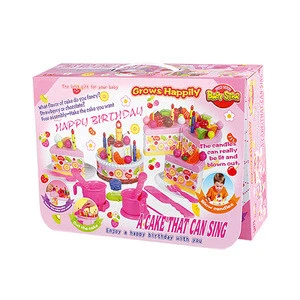 Hot sale electric sound mini cake party pretend play toys