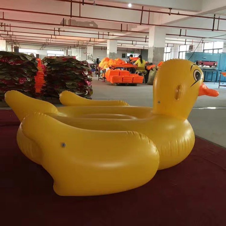 Hot Sale Factory Custom Luxury Unique Large Swim Giant Inflatable duck Pool Float Toy