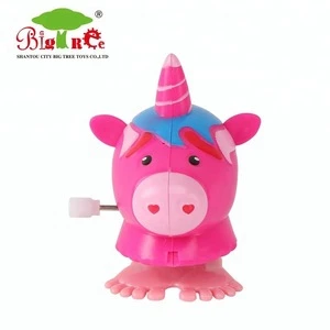 hot sale jump flexiblely animal unicorn wind up toys for kids