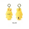 Hot Sale Kawaii Rabbit Keychain Pendant Bunny Doll Stuffed Animal Keychain for Car and Girls Backpack