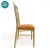 Import Hot Sale Orange Velvet Upholstered Gold Painting  Aluminum  Hotel Banquet Wedding Napoleon Chair from China