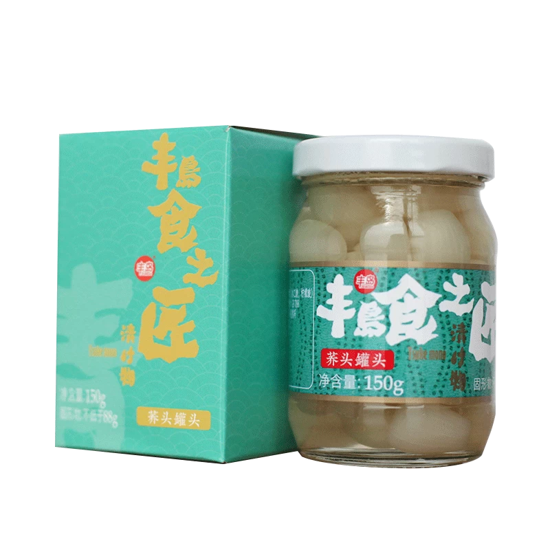 hot sale pickled vegetables 150g canned Chinese bulbous onion in glass jar