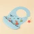 Import Hot Sale Printing Multicolor Pattern Food Grade Silicone Baby Bib from China