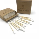 Hot sale private label bamboo sticks medical cotton buds swabs