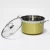 Import Hot sale stainless steel cooking pot cookware set 5pcs colourful nonstick pot set with steel cover from China