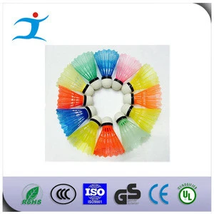 Hot sell outdoor  chinese  victor  badminton plastic shuttlecocks