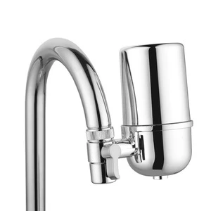 Hot Selling Faucet Mount Water Filter System Tap Water Filtration Purifier Faucet Filter Chrome