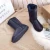 Import Hot  selling tube metal leather waterproof female snow boots from China