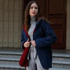 Hot style woman coat new thick wool plush hooded fleece jacket on both sides cashmere overcoat