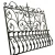 Import house gate designs cheap steel black wrought iron window grill security window from China