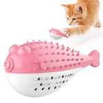 HUAMJ 2020 Amazon Hot Creative Flopping Fish Simulation Wiggle Simulation Anti Bite Plush  Moving Fish Pet Chewy Cat Toys