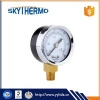 Hydraulic Pressure Gauge  Mini Pressure Measuring Instruments Fine Dial Manometer Double Scale Air Compressor Meter
