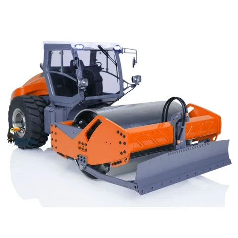 Buy In Stock Lesu 1/14 Rc Hydraulic Metal Road Roller Rtr Controlled ...