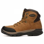 In Stock Suede PU Leather Anti Slip Waterproof Wearable Outdoor Safety Work Boot Hiking Shoes For Men