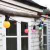 indoor and outdoor use, traditional &#39;Cafe Style&#39; festoon lighting G50 golf ball top with hook